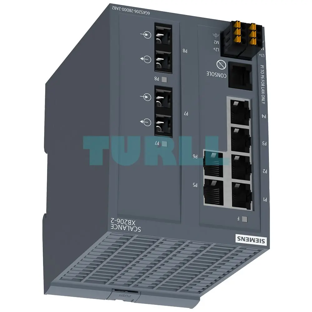 6GK5206-2BD00-2AB2 SIEMENS SCALANCE XB206-2 Managed IE Switch with SC Fiber Ports Original Brand New - Image 3