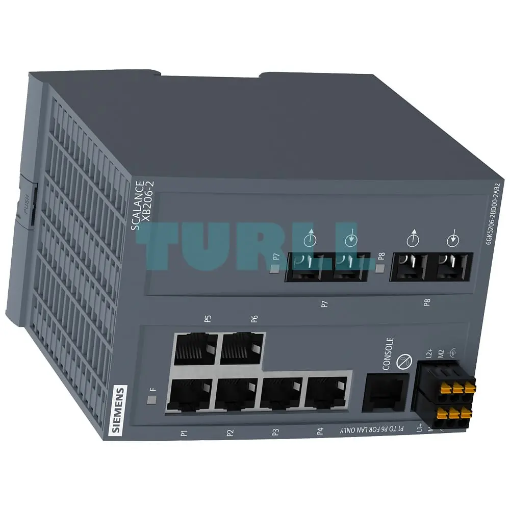 6GK5206-2BD00-2AB2 SIEMENS SCALANCE XB206-2 Managed IE Switch with SC Fiber Ports Original Brand New - Image 4