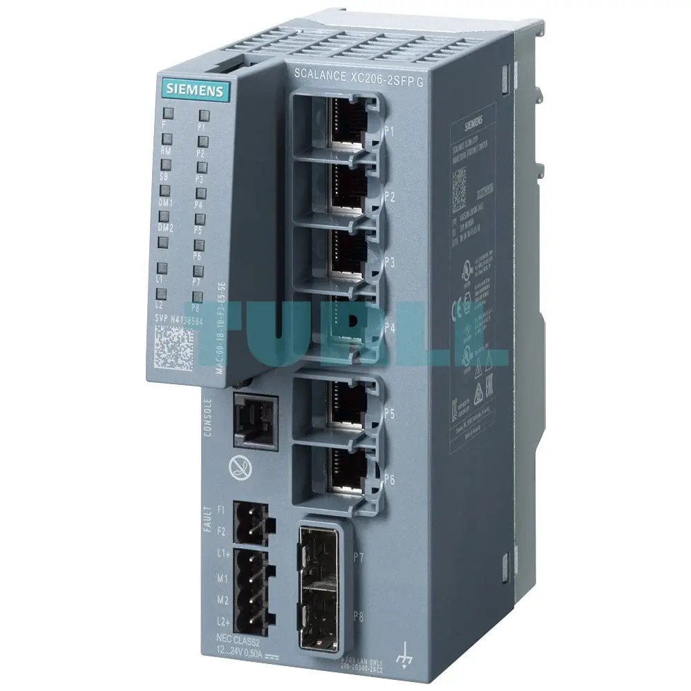 6GK5206-2GS00-2TC2 Siemens SCALANCE XC206-2SFP G E/IP exclusive switch