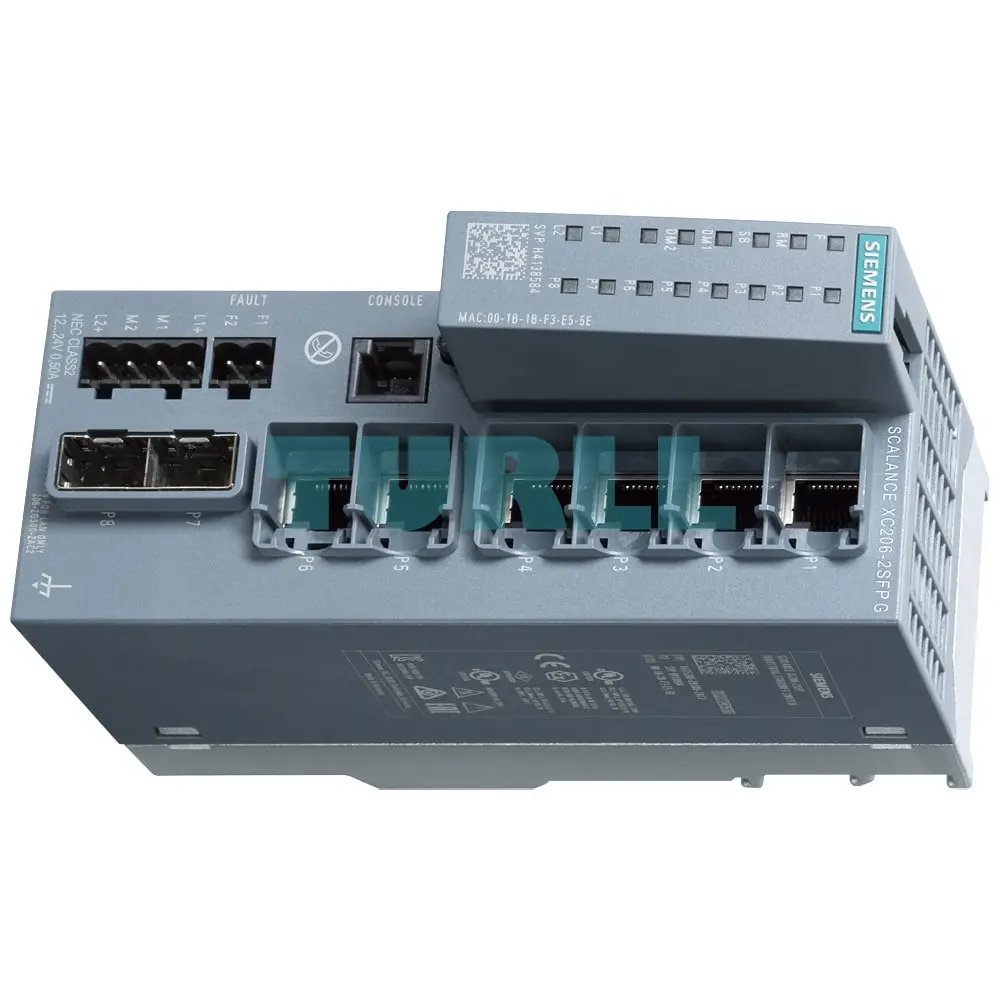 6GK5206-2GS00-2TC2 Siemens SCALANCE XC206-2SFP G E/IP exclusive switch