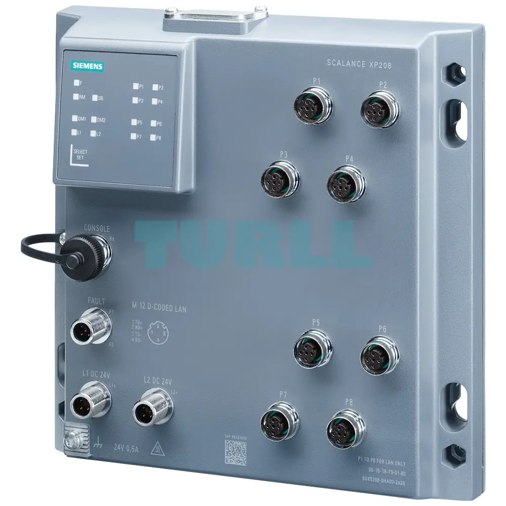 6GK5208-0HA00-2ES6 Siemens SCALANCE XP208EEC exclusive switch