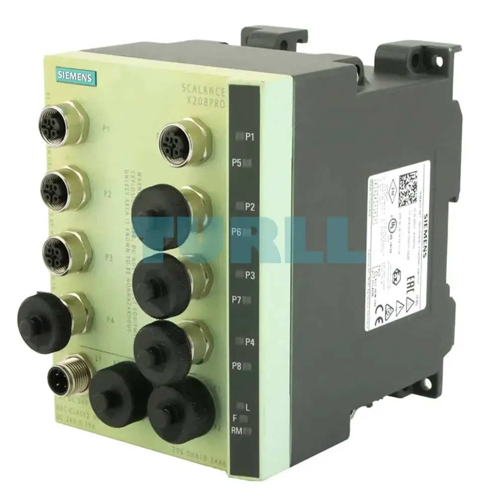 6GK5208-0HA10-2AA6 Siemens SCALANCE X208PRO exclusive switch