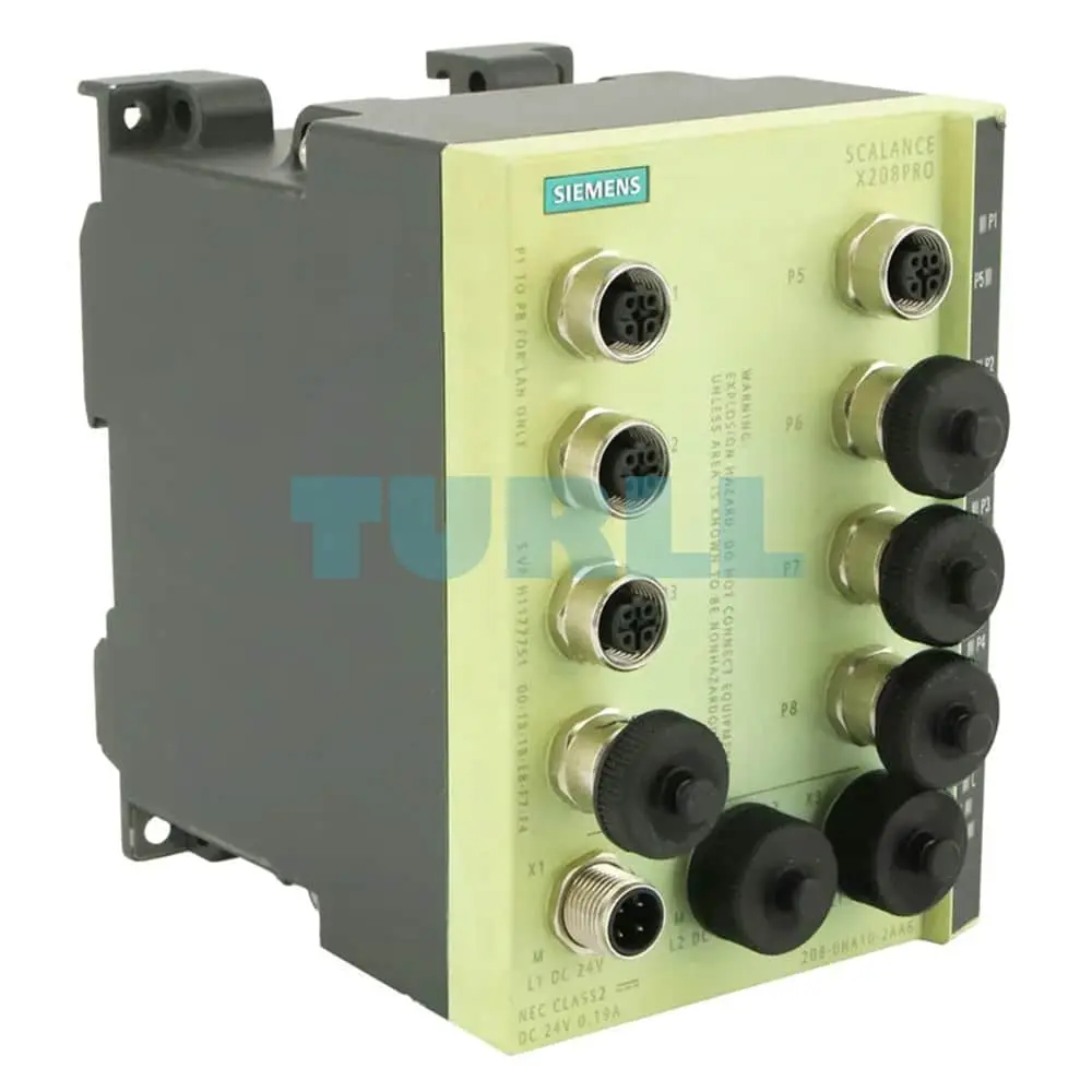 6GK5208-0HA10-2AA6 Siemens SCALANCE X208PRO exclusive switch
