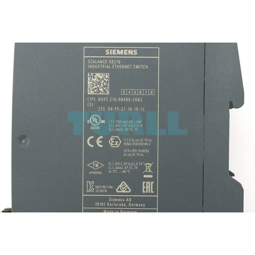 6GK5216-0BA00-2AB2 Siemens SCALANCE XB216 exclusive switch