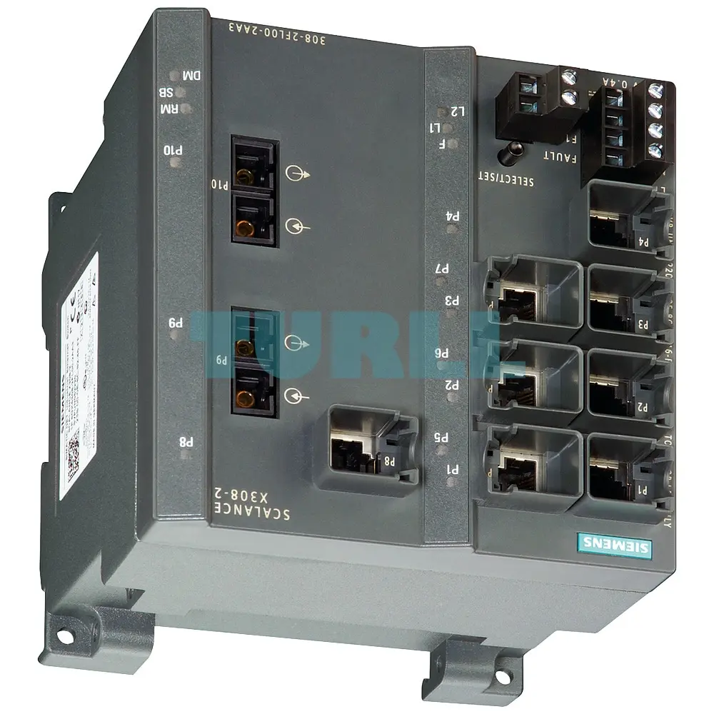6GK5308-2FP10-2AA3 SIEMENS SCALANCE X308-2LH+ Managed Plus IE Switch Long-Distance SC Fiber Original Brand New - Image 3