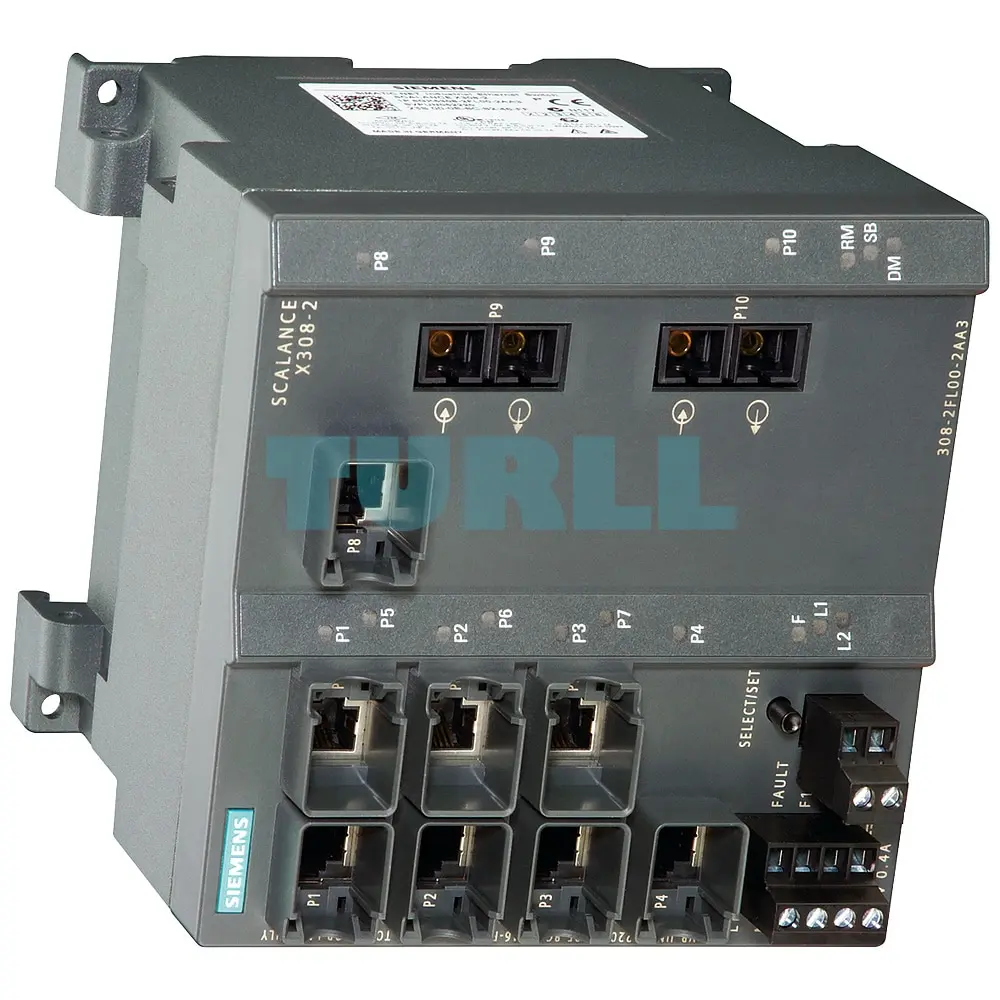 6GK5308-2FP10-2AA3 SIEMENS SCALANCE X308-2LH+ Managed Plus IE Switch Long-Distance SC Fiber Original Brand New - Image 4