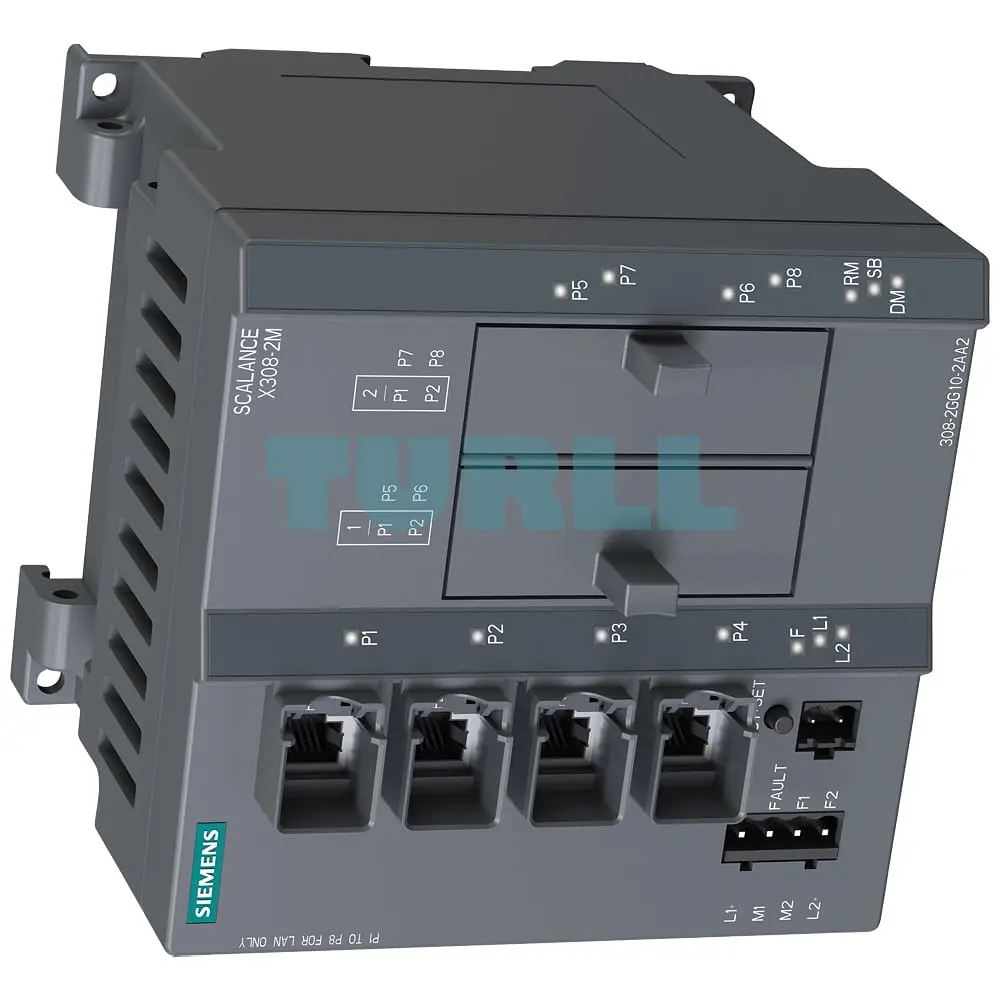 6GK5308-2GG10-2AA2 SIEMENS SCALANCE X308-2M Compact Managed Ethernet Switch Original Brand New - Image 4