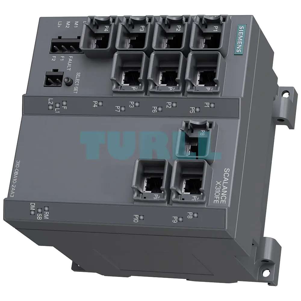 6GK5310-0FA10-2AA3 SIEMENS SCALANCE X310 Managed Plus IE Switch Gigabit Fast Ethernet Original Brand New - Image 2