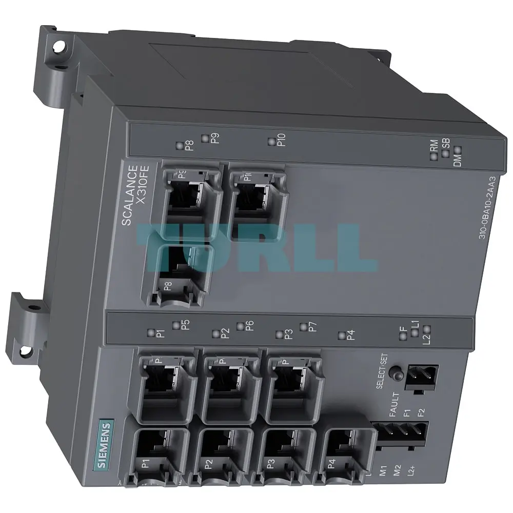 6GK5310-0FA10-2AA3 SIEMENS SCALANCE X310 Managed Plus IE Switch Gigabit Fast Ethernet Original Brand New - Image 4