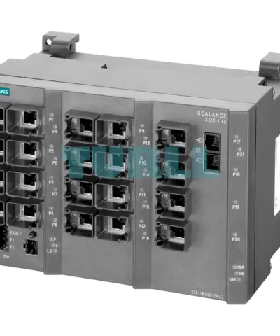 6GK5320-1BD00-2AA3 SIEMENS SCALANCE X320-1FE managed Ethernet switch with 20 RJ45 and 1 SC fiber port