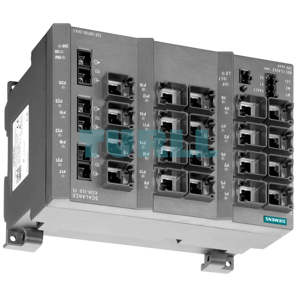6GK5320-3BF00-2AA3 SIEMENS SCALANCE X320-3LDFE Managed IE Switch 20 RJ45 + 3 SC Fiber Ports Original Brand New - Image 3
