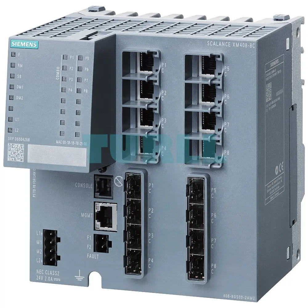 6GK5408-8GS00-2AM2 Siemens SCALANCE XM408-8C exclusive switch