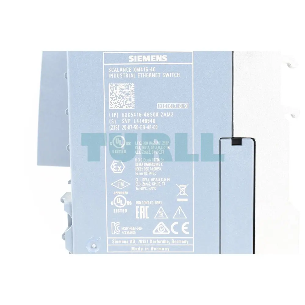 6GK5416-4GS00-2AM2 Siemens SCALANCE XM416-4C exclusive switch