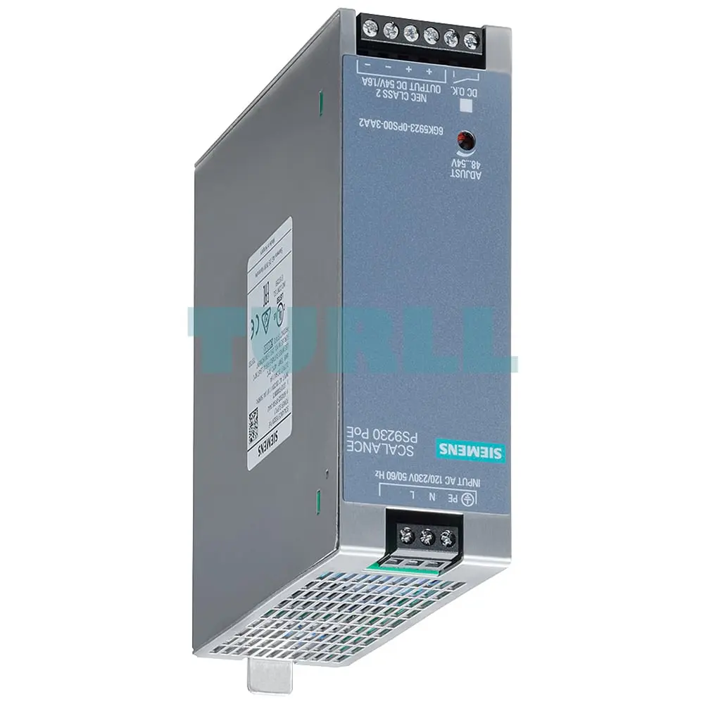 6GK5923-0PS00-3AA2 SIEMENS SCALANCE PS9230PoE NEC Class 2 Power Supply