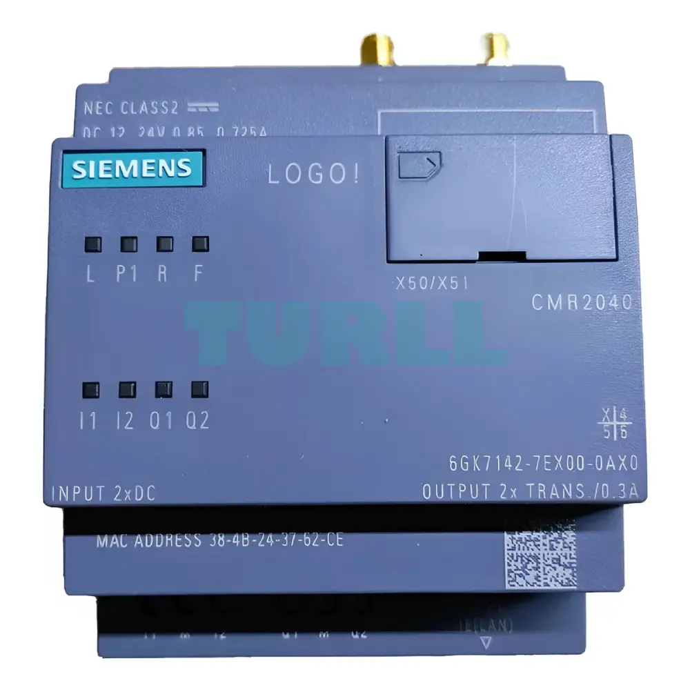Siemens 6GK7142-7EX00-0AX0 LOGO! CMR2040 Communications Module for LTE Network Connection Original Brand New 1 Siemens 6GK7142-7EX00-0AX0 LOGO! CMR2040 Communications Module for LTE Network Connection