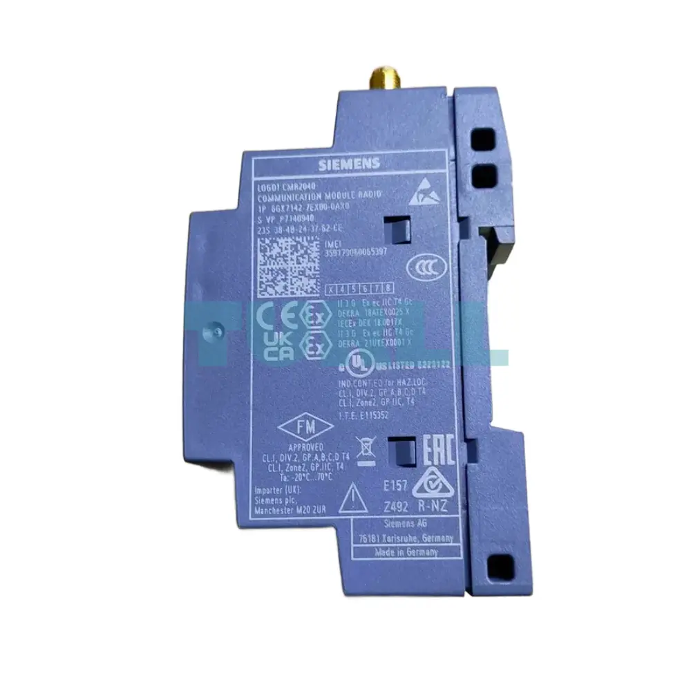Siemens 6GK7142-7EX00-0AX0 LOGO! CMR2040 Communications Module for LTE Network Connection Original Brand New 2 Siemens 6GK7142-7EX00-0AX0 LOGO! CMR2040 Communications Module for LTE Network Connection