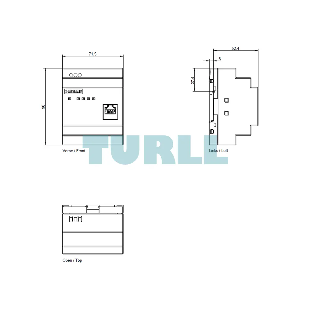 Siemens 6GK7177-1FA10-0AA0 LOGO! CSM 230 Compact Switch Module, 4-Port Industrial Ethernet, 10/100 Mbps Original Brand New 3 Siemens 6GK7177-1FA10-0AA0 LOGO! CSM 230 Compact Switch Module, 4-Port Industrial Ethernet, 10/100 Mbps