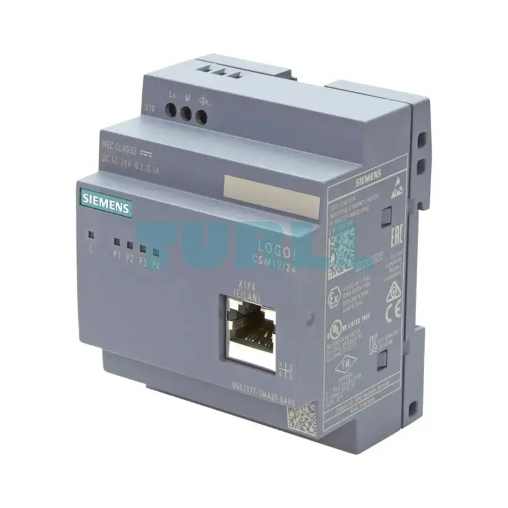 Siemens 6GK7177-1MA20-0AA0 LOGO! CSM12/24 Compact Switch Module