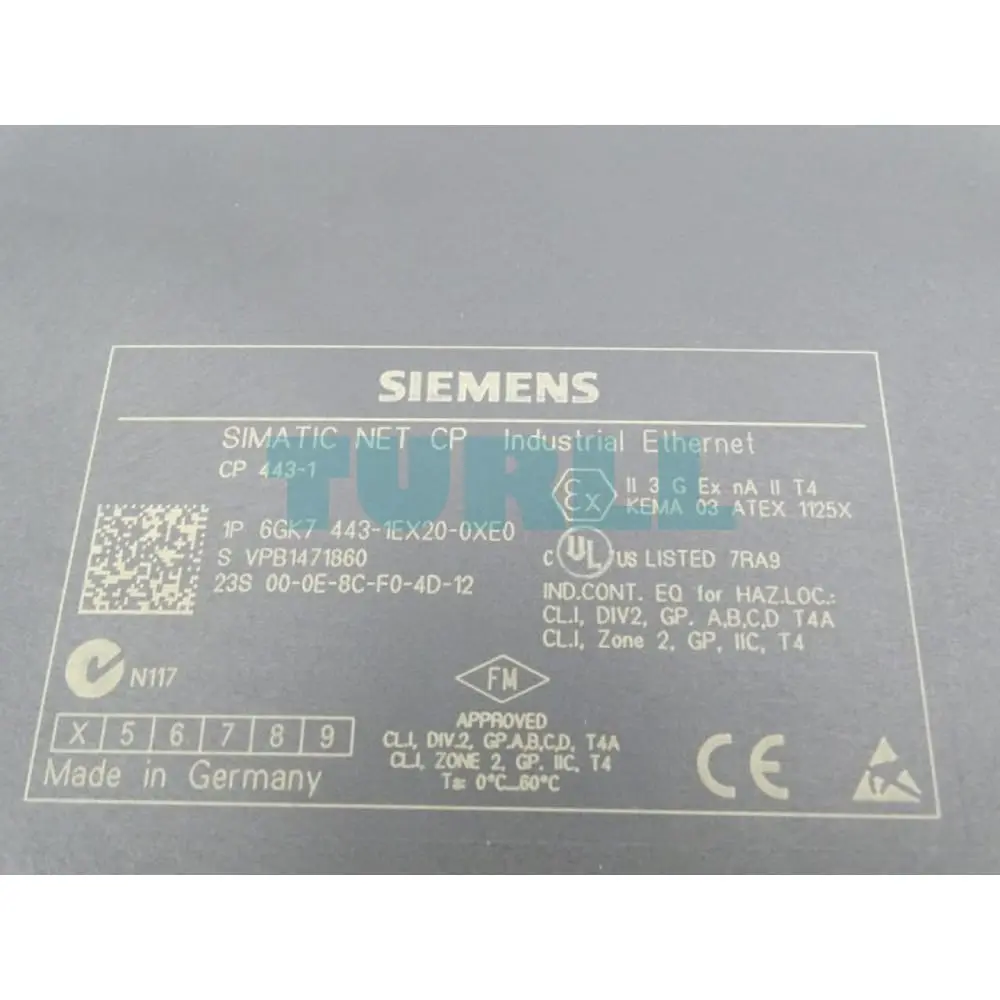 6GK7443-1EX20-0XE0 Siemens Communications Processor CP 443-1 Original Brand New 2 6GK7443-1EX20-0XE0 Siemens Communications Processor CP 443-1