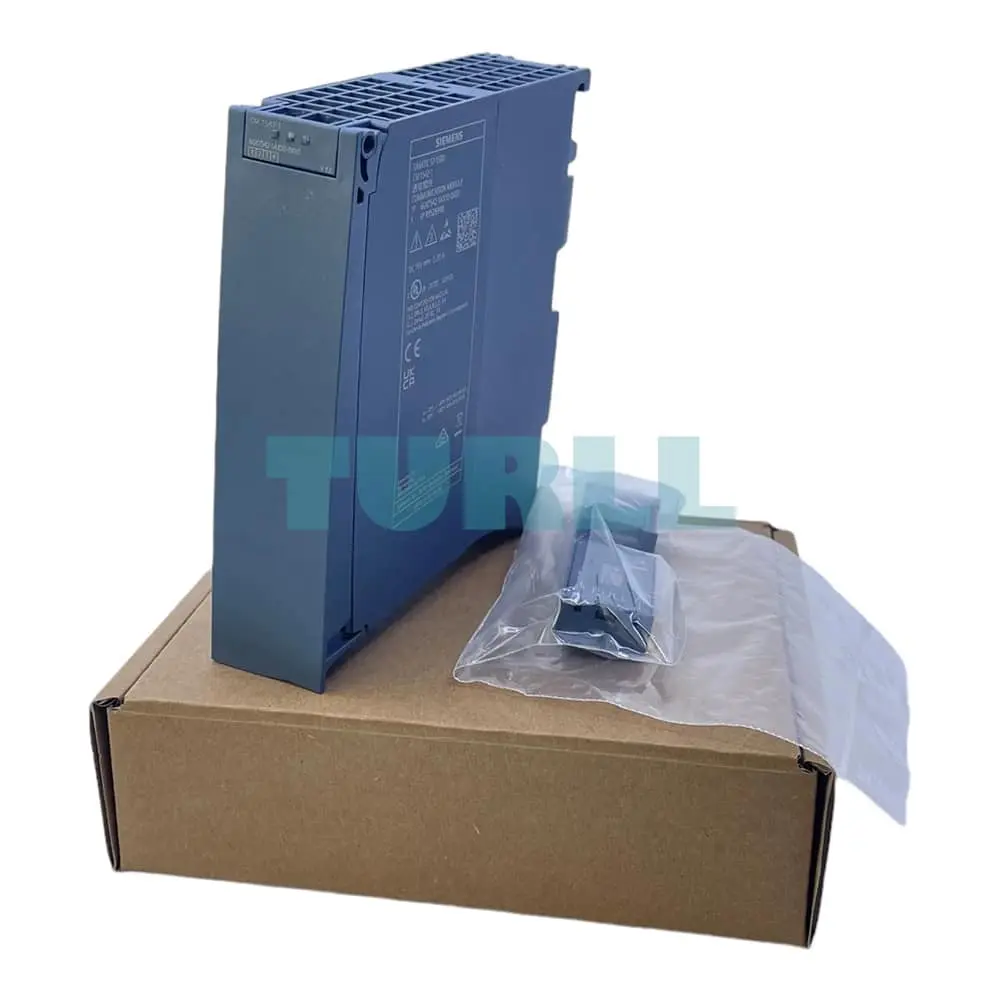 6GK7542-1AX10-0XE0 SIEMENS CM 1542-1 module for S7-1500 with 2x RJ45 PROFINET, IO controller/device, and web diagnostics.
