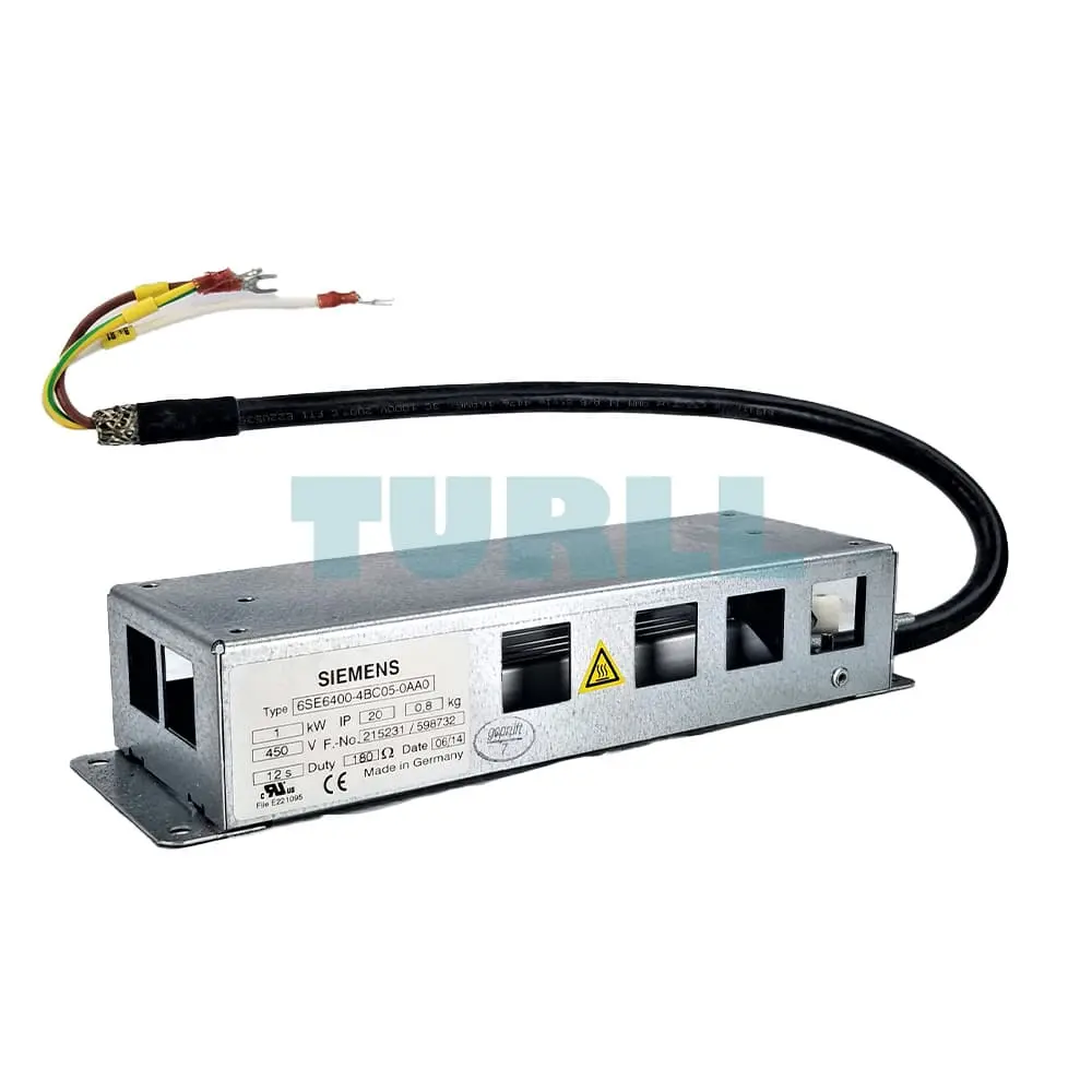 6SE6400-4BC05-0AA0 SIEMENS Exclusive MICROMASTER 4 Braking Resistor Original Brand New 2 SIEMENS 6SE6400-4BC05-0AA0 MICROMASTER 4 Braking Resistor
