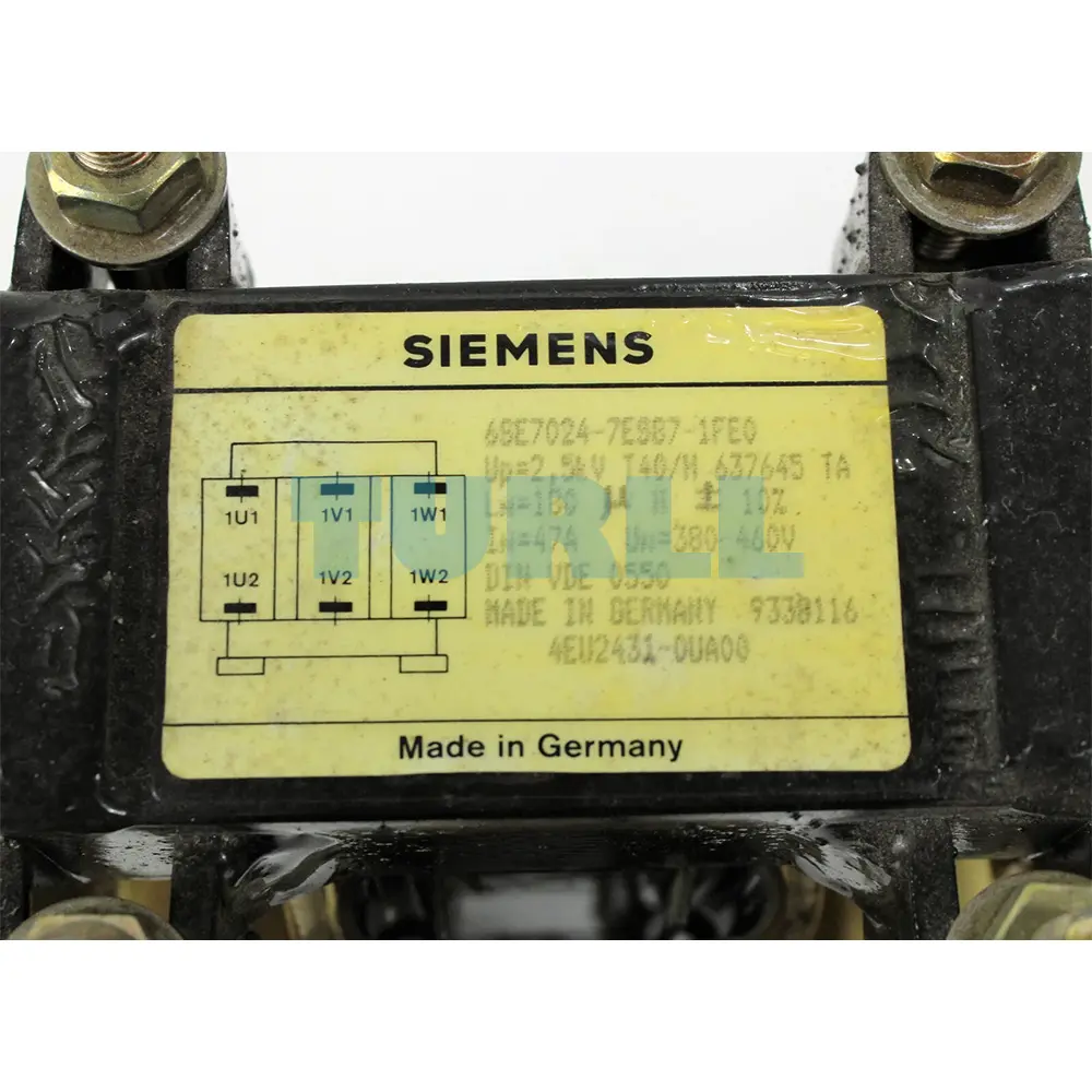 6SE7024-7ES87-1FE0 SIEMENS Exclusive SINAMICS SIMOVERT MASTERDRIVES Output Reactor Original Brand New 4 SIEMENS 6SE7024-7ES87-1FE0 SINAMICS SIMOVERT MASTERDRIVES Output Reactor