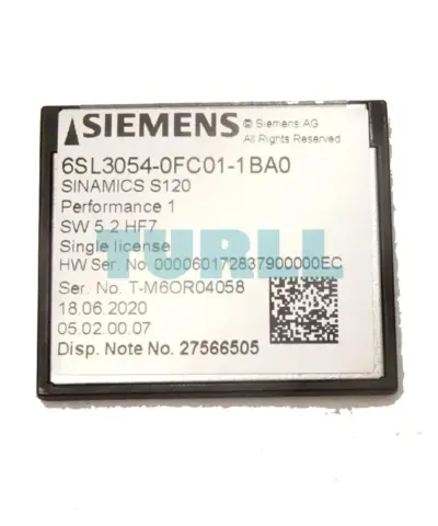 6SL3054-0FC01-1BA0 Siemens SINAMICS S120 CompactFlash Card