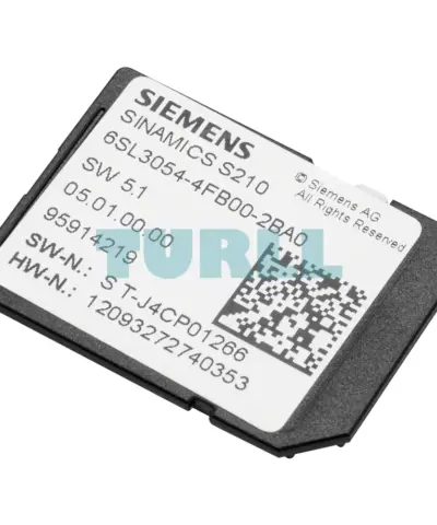 Siemens 6SL3054-4FC00-2BA0 SINAMICS S210 SD Card (512 MB) with License V5.2 HF11
