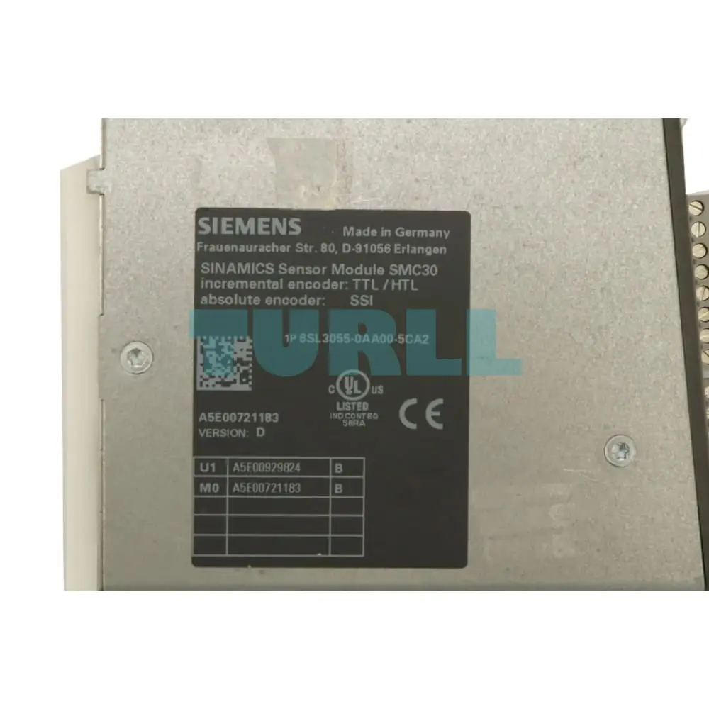 6SL3055-0AA00-5CA2 Siemens SINAMICS SMC30 Sensor Module Original Brand New 2 6SL3055-0AA00-5CA2 Siemens SINAMICS SMC30 Sensor Module
