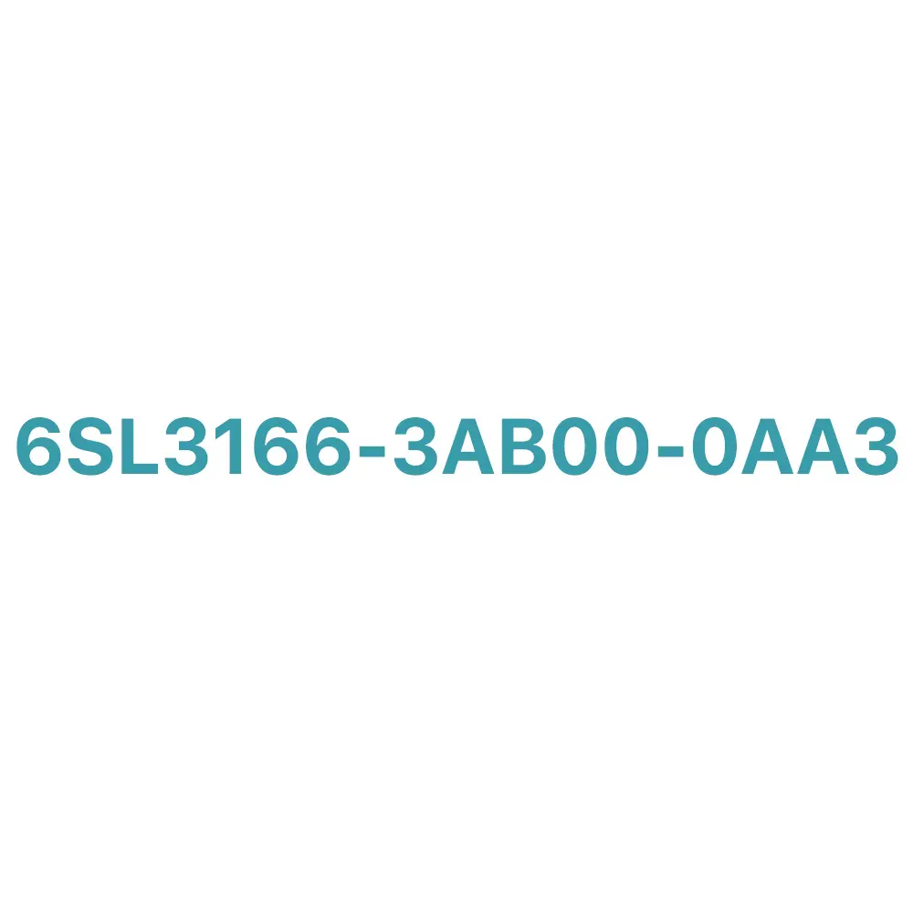 6SL3166-3AB00-0AA3 SIEMENS Exclusive SINAMICS S220 Warning Notices Original Brand New 2 SIEMENS 6SL3166-3AB00-0AA3 SINAMICS S220 Warning Notices