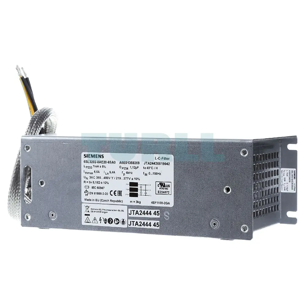 6SL3202-0AE20-6SA0 SIEMENS Exclusive Sine-Wave Filter Original Brand New 2 6SL3202-0AE20-6SA0 SIEMENS sine-wave filter original brand new