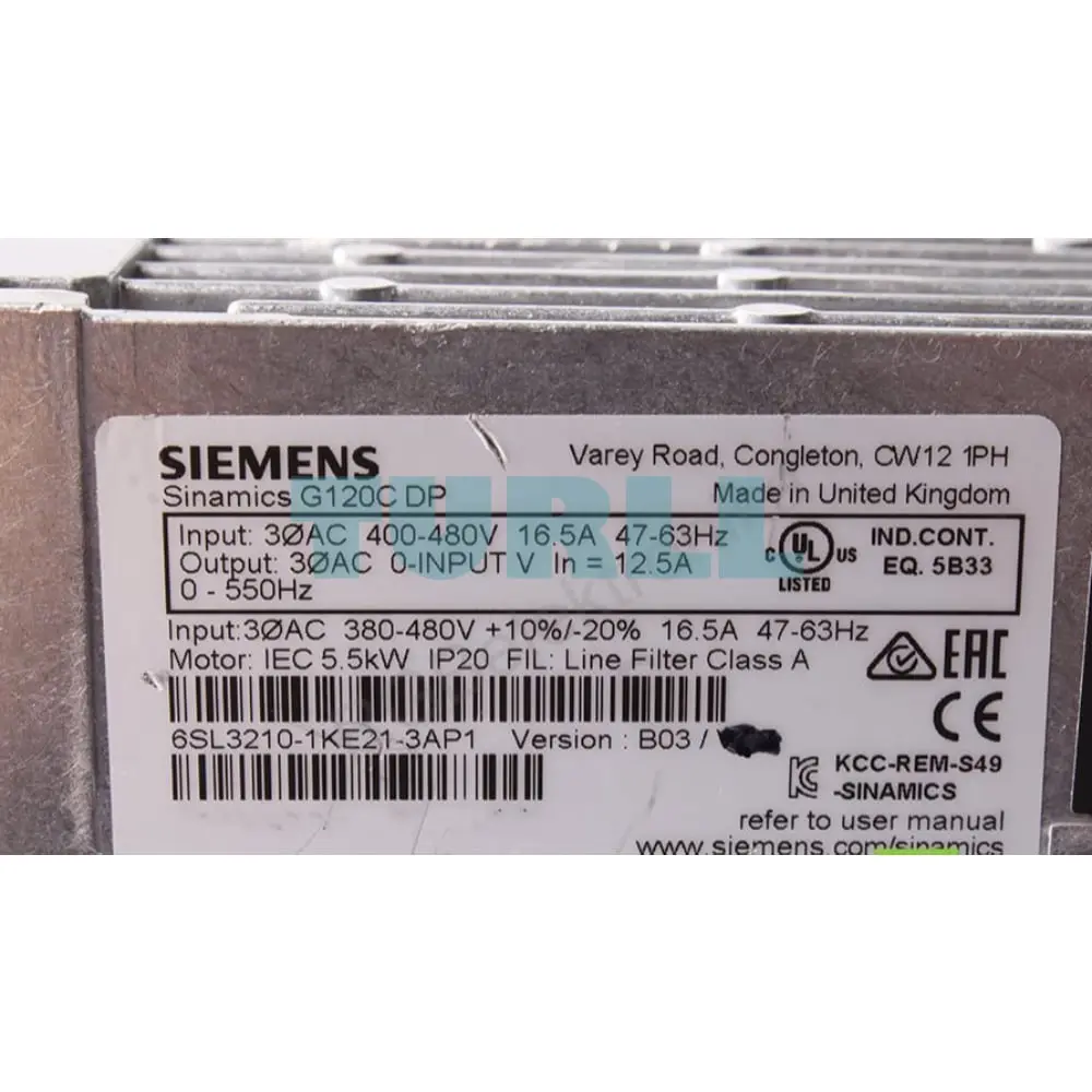 6SL3210-1KE21-3AP1 Siemens SINAMICS G120C Original Brand New 1 6SL3210-1KE21-3AP1 SINAMICS G120C