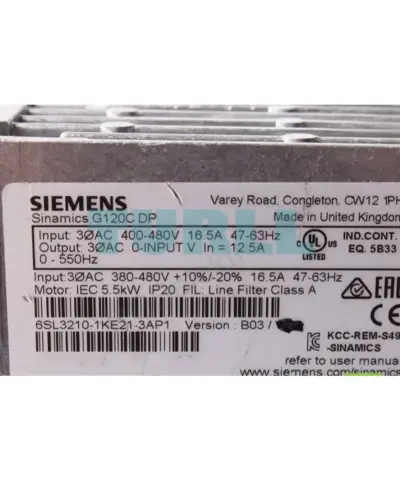 6SL3210-1KE21-3AP1 SINAMICS G120C