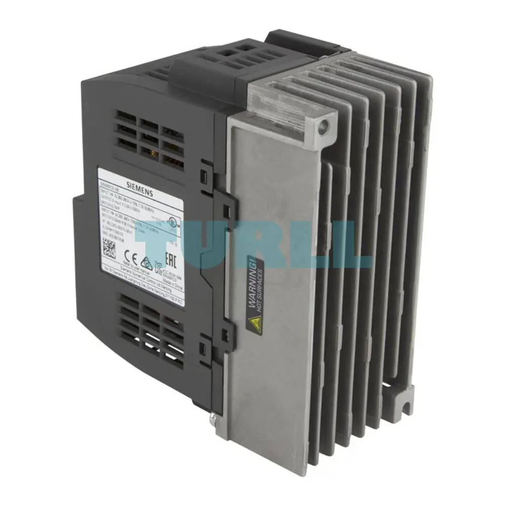 Siemens 6SL3210-5BB15-5BV1 SINAMICS V20, 0.55 kW, 1AC Drive with Integrated Filter Original Brand New 2 Siemens 6SL3210-5BB15-5BV1 SINAMICS V20, 0.55 kW, 1AC Drive with Integrated Filter