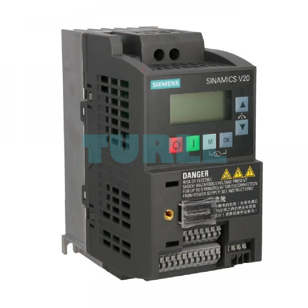 Siemens 6SL3210-5BB15-5UV1 SINAMICS V20 Variable Frequency Drive, 0.55 kW, 1AC 230V Original Brand New 4 Siemens 6SL3210-5BB15-5UV1 SINAMICS V20 Variable Frequency Drive, 0.55 kW, 1AC 230V