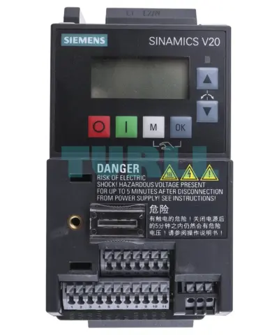 Siemens 6SL3210-5BB17-5BV1 SINAMICS V20 Inverter 0.75 kW, 230V 1AC