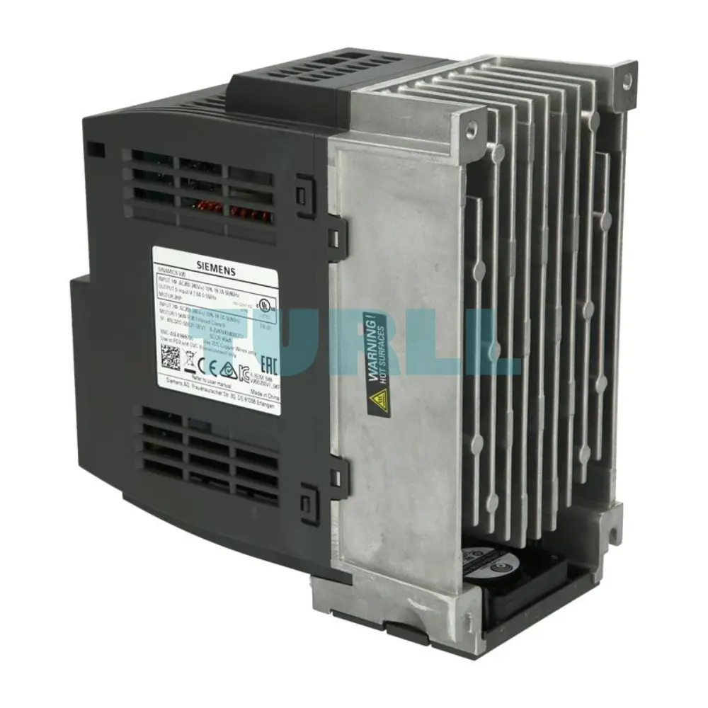 Siemens 6SL3210-5BB21-5BV1 SINAMICS V20, Variable Frequency Drive 1.5 kW, 200–240V Original Brand New 2 Siemens 6SL3210-5BB21-5BV1 SINAMICS V20, Variable Frequency Drive 1.5 kW, 200–240V