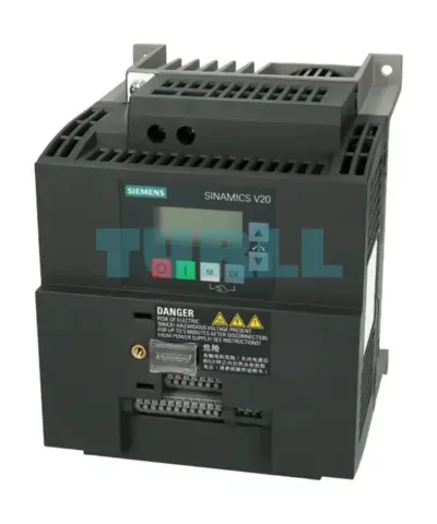 Siemens 6SL3210-5BB22-2BV1 SINAMICS V20 2.2kW 1AC Drive, USS/Modbus, Integrated Filter C1