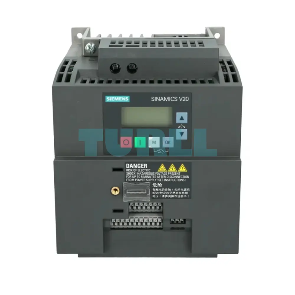 Siemens 6SL3210-5BB22-2UV1 SINAMICS V20 Variable Speed Drive, 2.2kW, 1AC 200-240V Original Brand New 1 Siemens 6SL3210-5BB22-2UV1 SINAMICS V20 Variable Speed Drive, 2.2kW, 1AC 200-240V