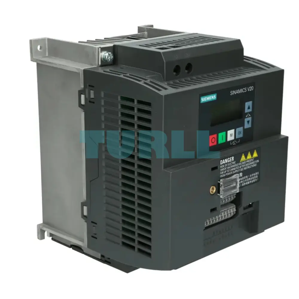 Siemens 6SL3210-5BB22-2UV1 SINAMICS V20 Variable Speed Drive, 2.2kW, 1AC 200-240V Original Brand New 3 Siemens 6SL3210-5BB22-2UV1 SINAMICS V20 Variable Speed Drive, 2.2kW, 1AC 200-240V
