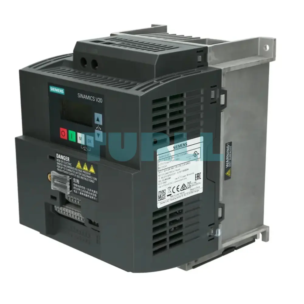 Siemens 6SL3210-5BB22-2UV1 SINAMICS V20 Variable Speed Drive, 2.2kW, 1AC 200-240V Original Brand New 2 Siemens 6SL3210-5BB22-2UV1 SINAMICS V20 Variable Speed Drive, 2.2kW, 1AC 200-240V