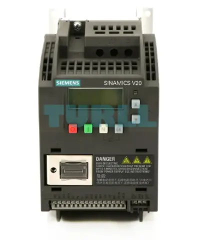 Siemens 6SL3210-5BE15-5UV0 SINAMICS V20 Variable Frequency Drive, 0.55 kW, 3AC 380-480V