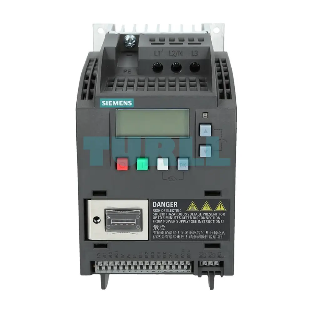 Siemens 6SL3210-5BE17-5UV0 SINAMICS V20 Frequency Inverter, 0.75 kW, 3AC 380-480V Original Brand New 1 Siemens 6SL3210-5BE17-5UV0 SINAMICS V20 Frequency Inverter, 0.75 kW, 3AC 380-480V