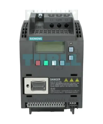 Siemens 6SL3210-5BE21-1UV0 SINAMICS V20 VFD, 1.1 kW, 3-Phase 400V