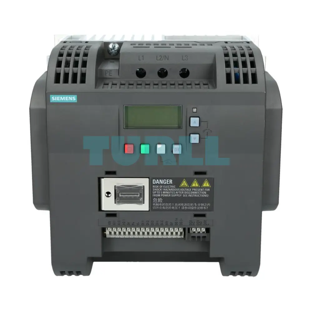 Siemens 6SL3210-5BE25-5UV0 SINAMICS V20 Variable Speed Drive, 5.5 kW, 3-Phase 380-480V Original Brand New 1 Siemens 6SL3210-5BE25-5UV0 SINAMICS V20 Variable Speed Drive, 5.5 kW, 3-Phase 380-480V