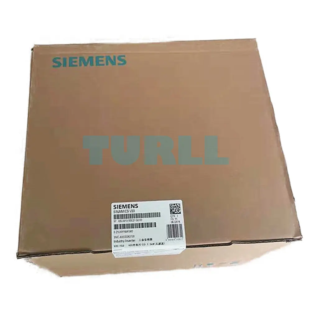 Siemens 6SL3210-5BE27-5UV0 SINAMICS V20 Variable Frequency Drive (VFD) 7.5 kW, 380-480V Original Brand New 4 Siemens 6SL3210-5BE27-5UV0 SINAMICS V20 Variable Frequency Drive (VFD) 7.5 kW, 380-480V