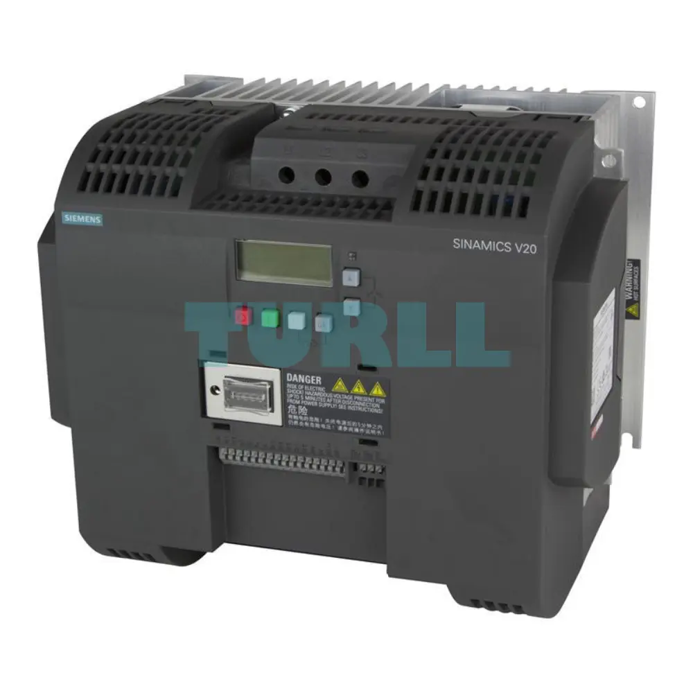 Siemens 6SL3210-5BE31-1CV0 SINAMICS V20 Drive, 11 kW, 380-480V, 3-Phase, IP20 Original Brand New 1 Siemens 6SL3210-5BE31-1CV0 SINAMICS V20 Drive, 11 kW, 380-480V, 3-Phase, IP20