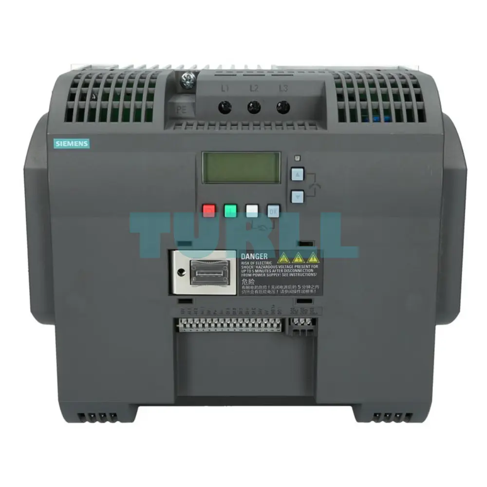 Siemens 6SL3210-5BE31-5UV0 SINAMICS V20 Variable Frequency Drive (VFD) 15 kW, 380-480V Original Brand New 1 Siemens 6SL3210-5BE31-5UV0 SINAMICS V20 Variable Frequency Drive (VFD) 15 kW, 380-480V