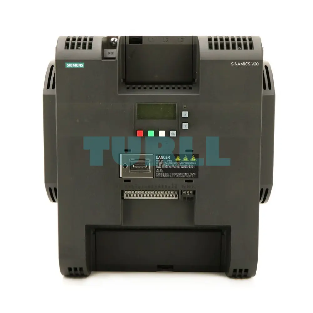 Siemens 6SL3210-5BE31-8CV0 SINAMICS V20 Variable Frequency Drive (VFD) 18.5 kW / 22 kW Original Brand New 1 Siemens 6SL3210-5BE31-8CV0 SINAMICS V20 Variable Frequency Drive (VFD) 18.5 kW / 22 kW