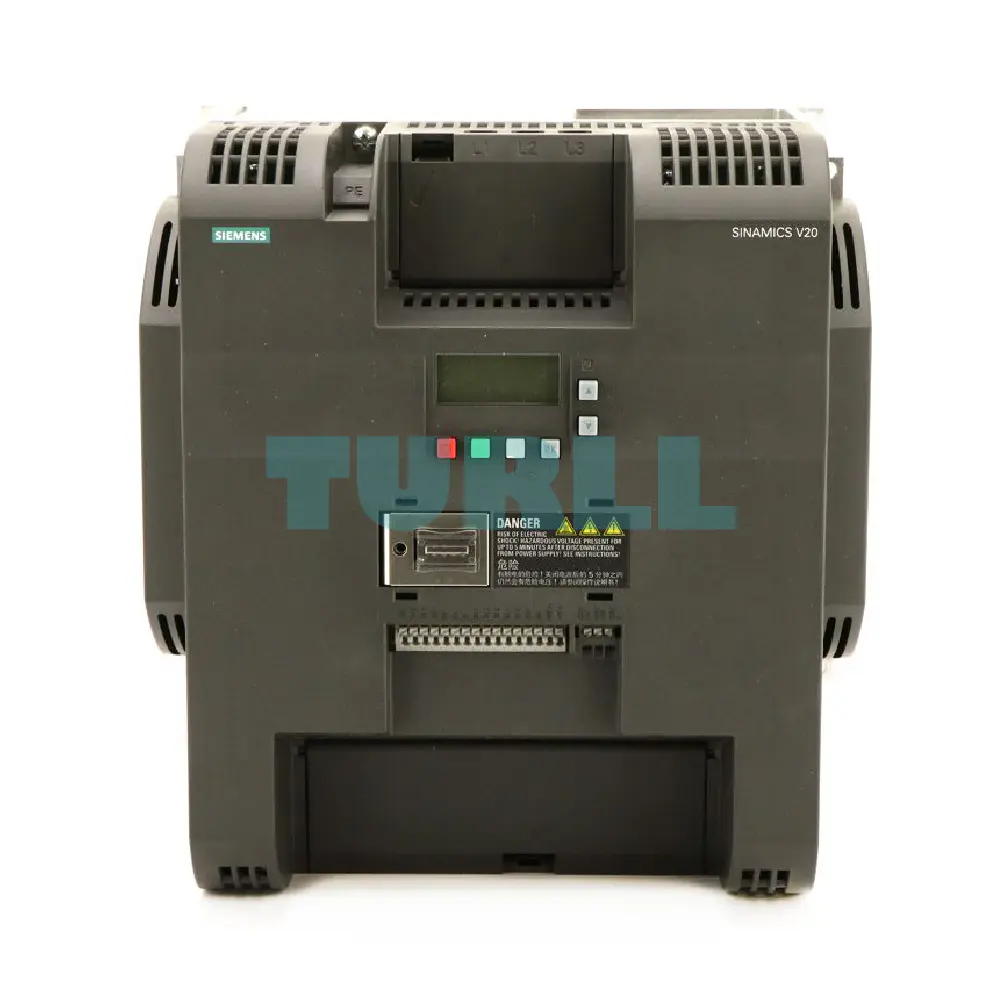 Siemens 6SL3210-5BE31-8UV0 SINAMICS V20 Variable Frequency Drive (VFD) 18.5kW / 22kW Original Brand New 1 Siemens 6SL3210-5BE31-8UV0 SINAMICS V20 Variable Frequency Drive (VFD) 18.5kW / 22kW